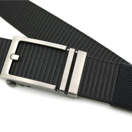 Men's Ratchet Tactical Belt,Nylon Web Work Belt with Automatic Slide Buckle