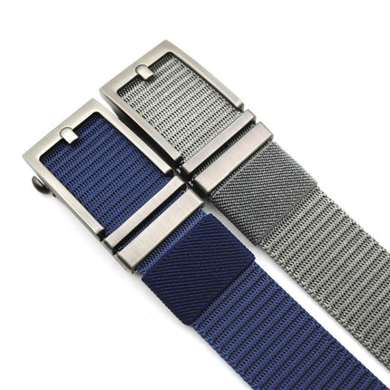 Men's Ratchet Tactical Belt,Nylon Web Work Belt with Automatic Slide Buckle