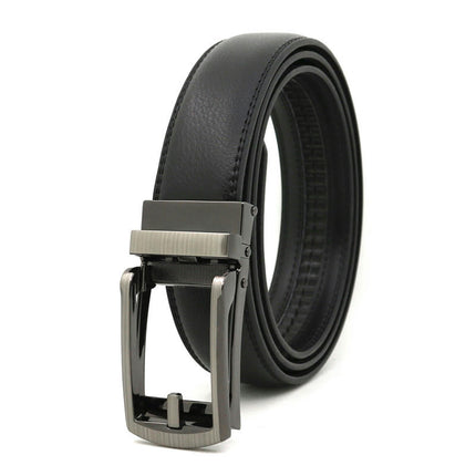 Men's Genuine Leather Ratchet Belt,  for Dress Pant Shirt Casual Golf