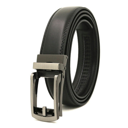 Men's Genuine Leather Ratchet Belt,  for Dress Pant Shirt Casual Golf
