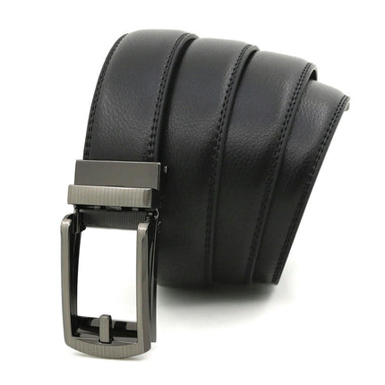 Men's Genuine Leather Ratchet Belt,  for Dress Pant Shirt Casual Golf