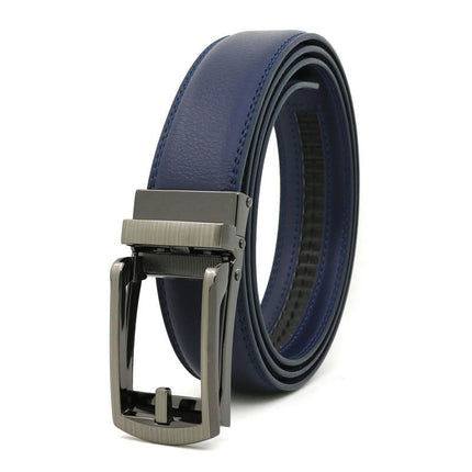 Men's Genuine Leather Ratchet Belt,  for Dress Pant Shirt Casual Golf
