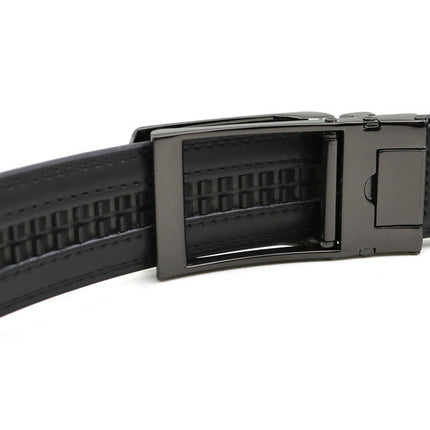 Men's Genuine Leather Ratchet Belt,  for Dress Pant Shirt Casual Golf