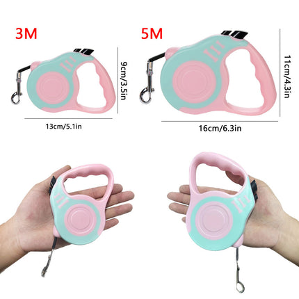 Retractable Dog Leash Automatic Telescopic Tractor Dog Rope, Pet Rope Durable and Convenient Model B