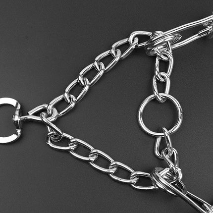 Dog Prong Collar, Dog Pinch Training Collar with Quick Release Snap Buckle Model H