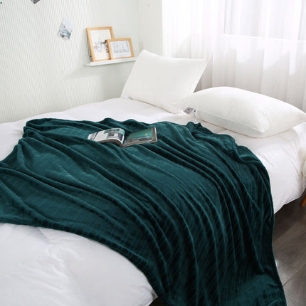 Coral Velvet Blanket, Fluffy Fleece Blanket, Fluffy Blanket, Cutout Soft Blanket for Sofa Bed, Warm and Cozy Blanket-A