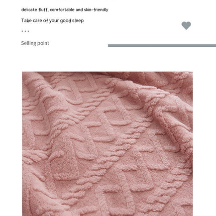 Cake cashmere blanket, plush fleece blanket, plush soft blanket, fluffy blanket,, for sofa bed, warm and cozy winter thick bed blanket