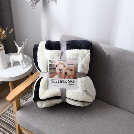 Cake cashmere blanket, plush soft blanket, fluffy blanket, plush fleece blanket for sofa bed, warm and cozy winter thick bed blanket