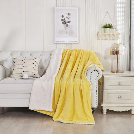 Cashmere Blanket, Fluffy Blanket, Shaggy Soft Blanket, Plush Fleece Blanket for Sofa Bed, Warm and Cozy Winter Thick Bed Blanket