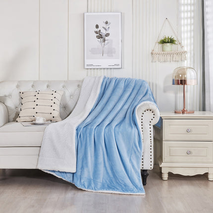 Cashmere Blanket, Fluffy Blanket, Shaggy Soft Blanket, Plush Fleece Blanket for Sofa Bed, Warm and Cozy Winter Thick Bed Blanket
