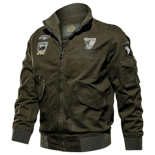 Men's Jacket Windbreaker Flight Bomber Fall Winter Warm Casual Fashion Jacket