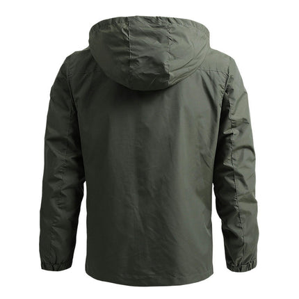 Tactical Jacket for Men, Waterproof and Windproof Outdoor Soft Military Jacket