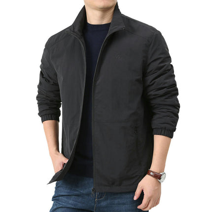 Vestes polaires pour hommes, veste décontractée à fermeture éclair complète, manteaux doux d'hiver d'extérieur avec poches