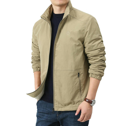 Vestes polaires pour hommes, veste décontractée à fermeture éclair complète, manteaux doux d'hiver d'extérieur avec poches