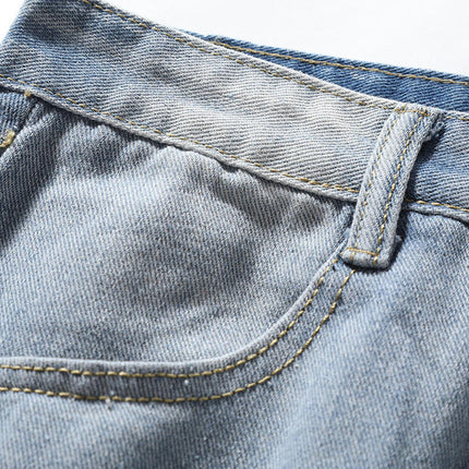 Men's Skinny Jeans Stretch Tapered Leg Denim Pants for Men