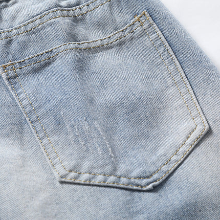 Men's Skinny Jeans Stretch Tapered Leg Denim Pants for Men