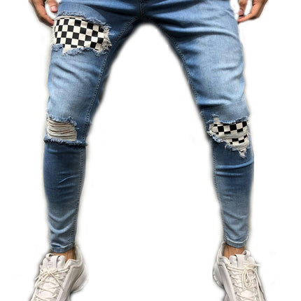 Men's Slim Fit Jeans Skinny Stretch Denim Pants for Men