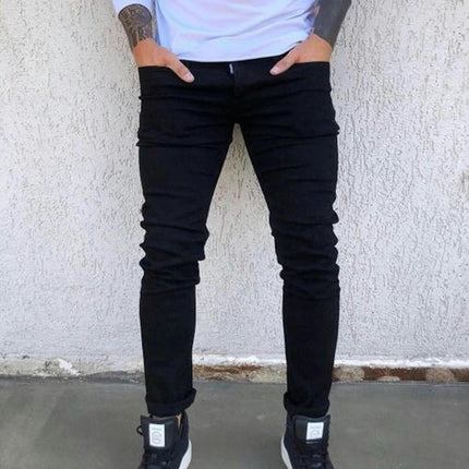 Men's Slim Fit Stretch Skinny Jeans for Men, Tapered Leg Fashion Pants