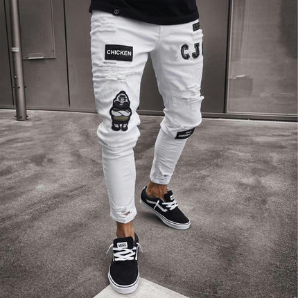 Men's Slim Fit Jeans Skinny Stretch Denim Pants for Men Tapered Leg