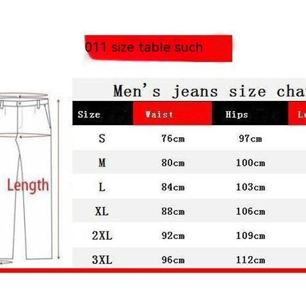 Men's Slim Fit Jeans Skinny Stretch Denim Pants for Men Tapered Leg 1