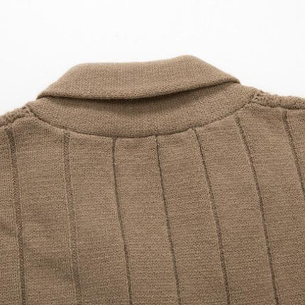 Mens Shawl Collar Cardigan Sweater Cable Knit Button Chunky Long Sleeve Winter  Casual Cardigans