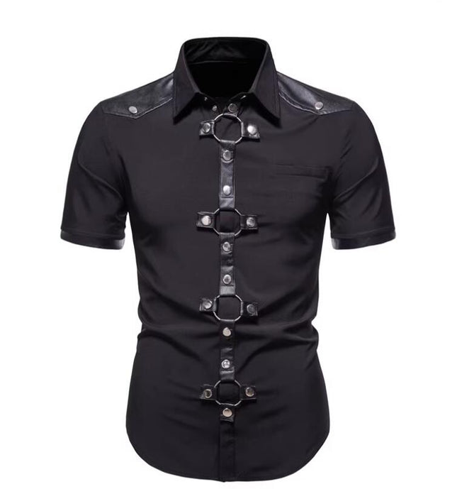 Men's Short Sleeve Shirts Casual Button Down Shirts