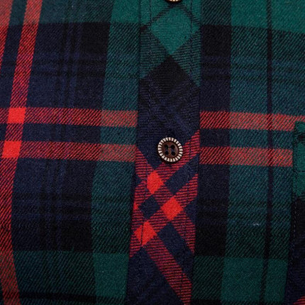Men's Button Down Shirts Regular Fit Long Sleeve Casual Plaid Shirt 1