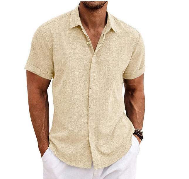 Men's Shirt Short Sleeve Casual Lightweight Button Down Shirts