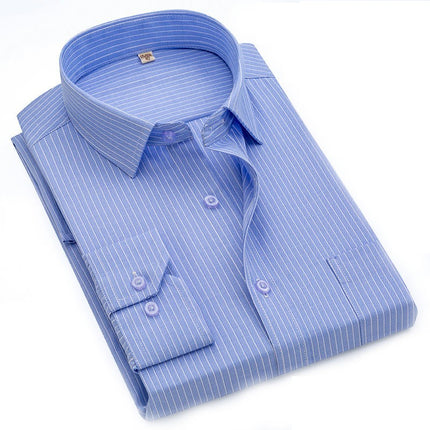 Men's Dress Shirts Long Sleeve Formal Shirt Business Button Down Shirts 1