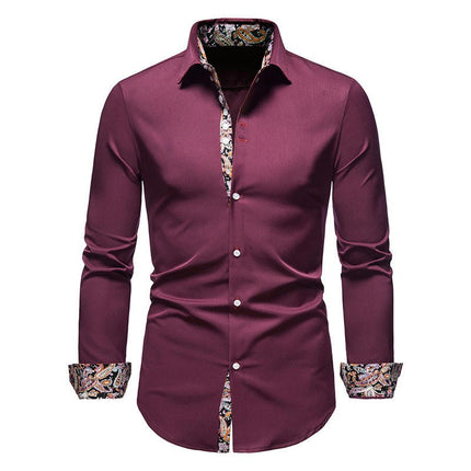 Men's Dress Shirts Long Sleeve Business Casual Button Down Shirts