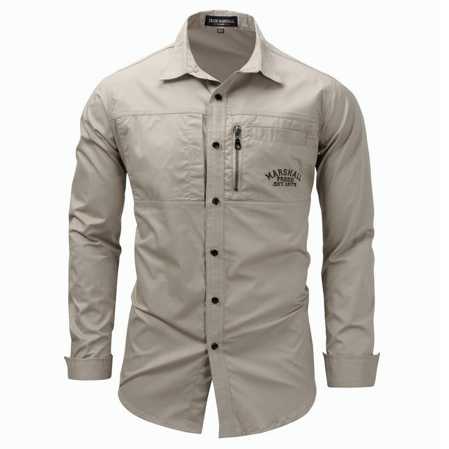 Men's Long Sleeve Hiking Shirts Breathable Quick Dry Shirts