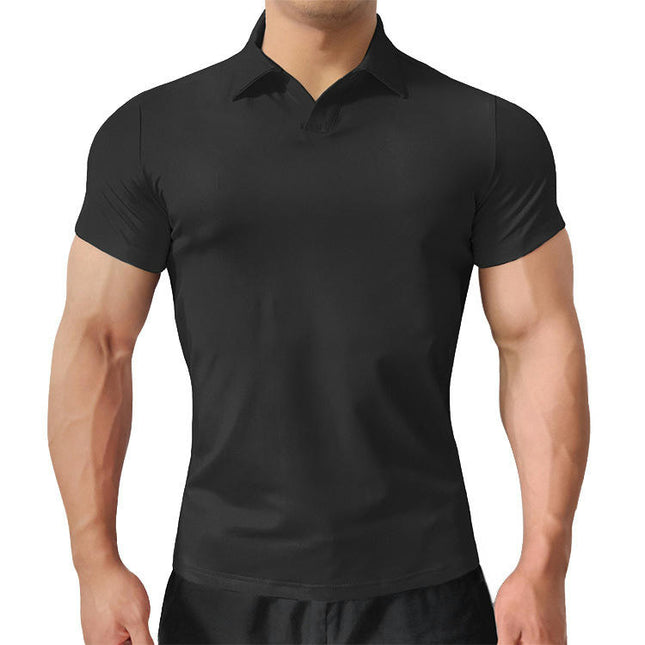 Men's Shirt, Short Sleeve Tactical Shirts, Dry Fit Lightweight Shirts
