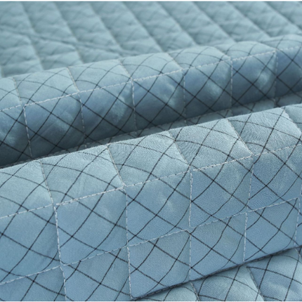 Cotton Quilted Plaid Sofa Seat Cover Non-Slip Washable Couch Cover for Dogs, Children and Pet Furniture Protector