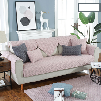 Sofa Slipcovers Quilted Plaid Sofa Seat Cover Non-Slip Washable Couch Cover for Dogs, Children and Pet Furniture Protector