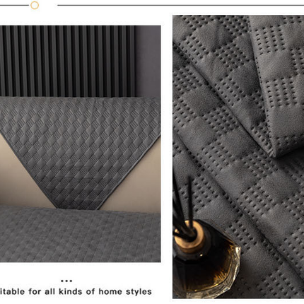 Sofa Cover Waterproof Sofa Slipcovers - Reversible Quilted Sofa Protector Non-Slip Couch Cover