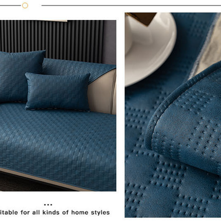 Sofa Cover Waterproof Sofa Slipcovers - Reversible Quilted Sofa Protector Non-Slip Couch Cover
