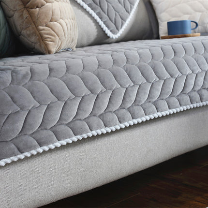 Sofa covers, velvet sofa seat cover non-slip couch cover sofa slipcocers recliner armrest backrest cover for pet dog, cat