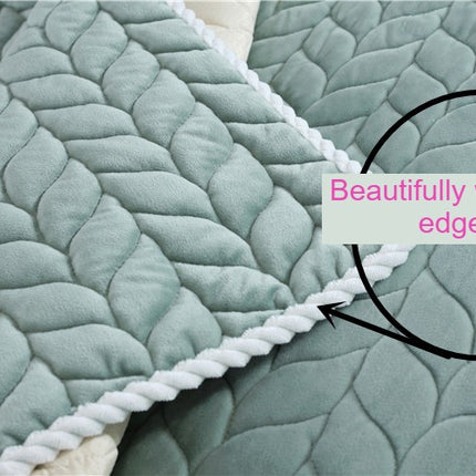 Sofa covers, velvet sofa seat cover non-slip couch cover sofa slipcocers recliner armrest backrest cover for pet dog, cat