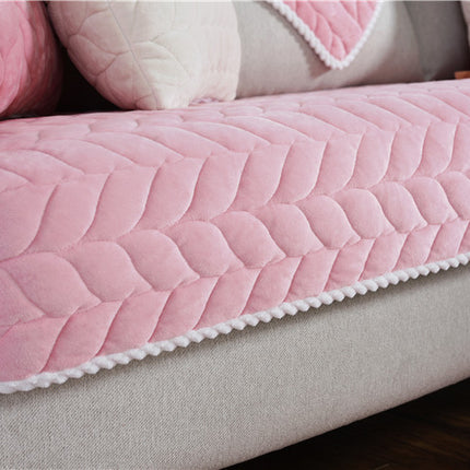 Sofa covers, velvet sofa seat cover non-slip couch cover sofa slipcocers recliner armrest backrest cover for pet dog, cat