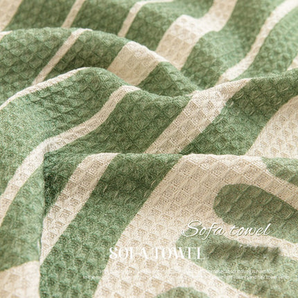 Sofa Seat Cover Sofa Blankets Knitted Sofa Slipcovers, Striped Plaid Couch Cover All Season Sofa Protector