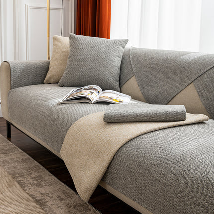 Sofa Seat Cover Linen Old Rough  Sofa Slipcovers Sofa Chair Cover for Living Room Furniture Sofa Couch Protector
