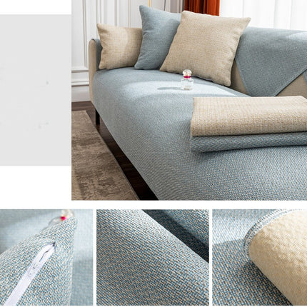Sofa Seat Cover Linen Old Rough  Sofa Slipcovers Sofa Chair Cover for Living Room Furniture Sofa Couch Protector