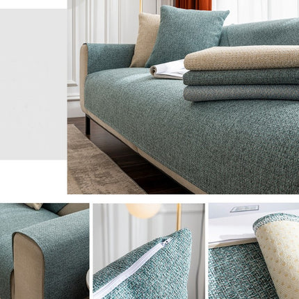 Sofa Seat Cover Linen Old Rough  Sofa Slipcovers Sofa Chair Cover for Living Room Furniture Sofa Couch Protector