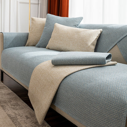 Sofa Seat Cover Linen Old Rough  Sofa Slipcovers Sofa Chair Cover for Living Room Furniture Sofa Couch Protector