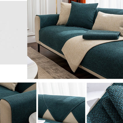 Sofa Seat Cover Linen Old Rough  Sofa Slipcovers Sofa Chair Cover for Living Room Furniture Sofa Couch Protector