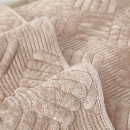 Crystal plush sofa seat cover, non-slip cozy sofa slipcovers couch covers for living room washable furniture sofa protector