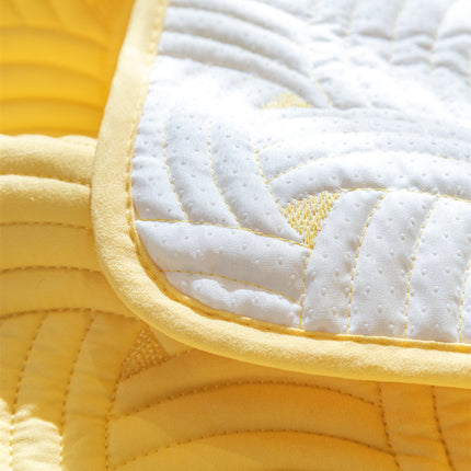 Sofa Seat Cover Pure Color Couch Covers Fabric Quilted Embroidery Combination Sofa Slipcovers Anti-slip Sofa Protector