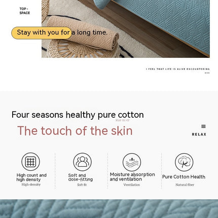 Fabric sofa seat cover, non-slip sofa slipcovers solid color cotton four seasons universal sofa couch covers