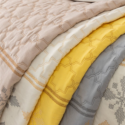 Sofa slipcovers furniture protector jacquard cotton quilted non-slip sofa seat cover sofa couch covers for dogs