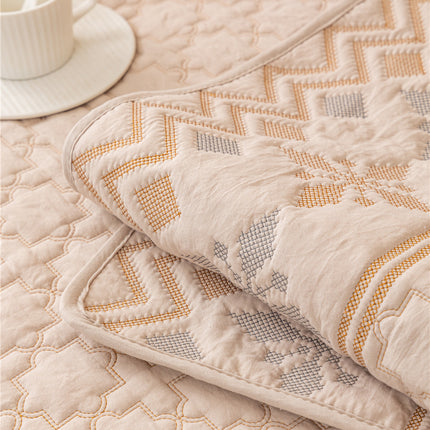 Sofa slipcovers furniture protector jacquard cotton quilted non-slip sofa seat cover sofa couch covers for dogs